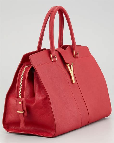 ysl cabas small size red|saint laurent ysl bags.